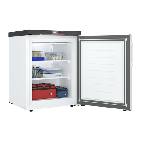 24 in. -25 C Undercounter Medical Freezer For Pharmacy / Laboratory With Dynamic Freeze, LED Display, Multi-Level Emergency Alarms, and Precise Temperature Control, 3.7 Cu. Ft. in White (KM-PHF-4C)