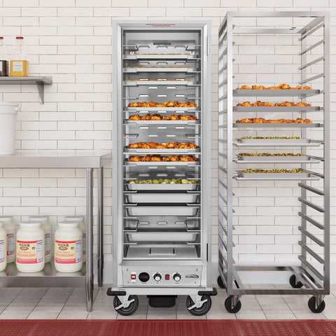 Undercounter Proofing Rack 33 in. Commercial Insulated Heated Holding/Proofing Cabinet with Glass ...