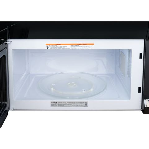 30 in. 1.6 cu.ft Over-the-Range Microwave Oven in Black (KM-MOTSC-16BSS)