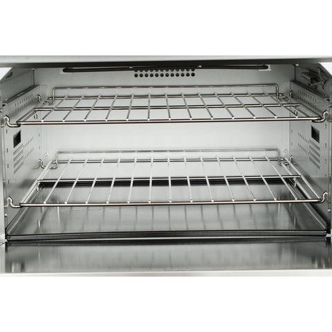 36 in. Commercial Electric Range with 6 Burners and 1 Standard Electric Oven in Stainless Steel - 208V 3-Phase (KM-CR36-E)