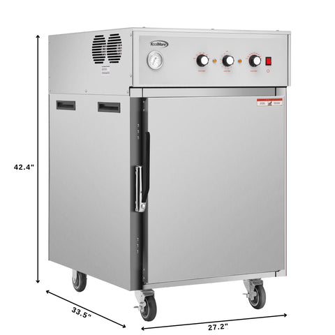 4-Pan Half-Size Commercial Cook And Hold Oven 3,000W/240V in Stainless-Steel (KM-CCAH3-1D)