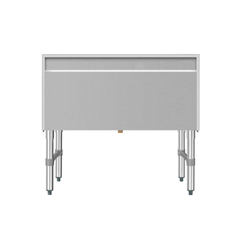 36 in. Commercial Underbar Ice Bin with Siding Lid in Stainless Steel (KM-UIB-1836)