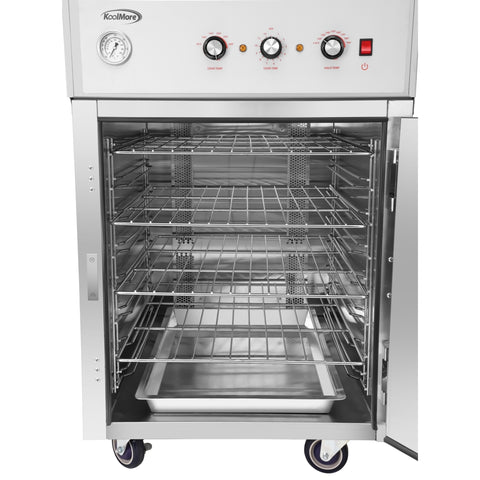 4-Pan Half-Size Commercial Cook And Hold Oven 3,000W/240V in Stainless-Steel (KM-CCAH3-1D)