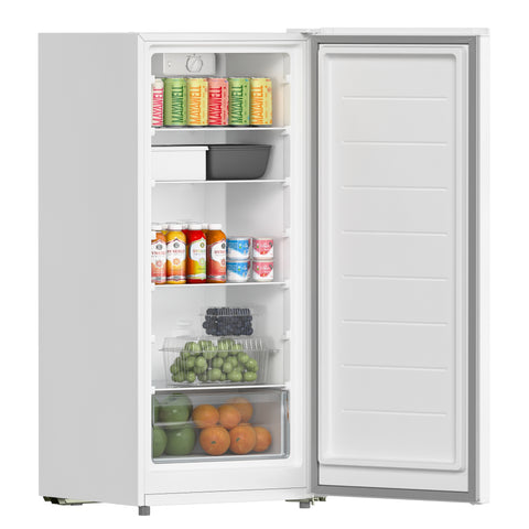 7 cu. ft. Convertible Garage Ready Upright Freezer/Refrigerator in White (KM-RUF-7S)