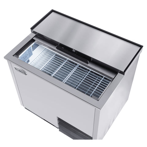 36 in. Commercial Glass Froster in Stainless Steel, ETL Listed, 9 cu. ft. (KM-GF36-SS)