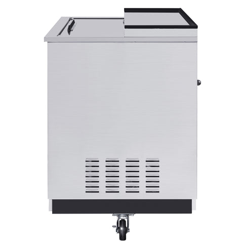 36 in. Commercial Glass Froster in Stainless Steel, ETL Listed, 9 cu. ft. (KM-GF36-SS)