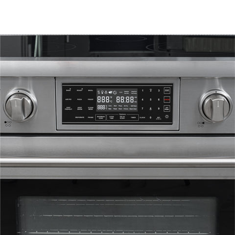 36 in. Electric Professional Range with Tilt Panel and Digital controls, Self-Cleaning, 16300W of Power, 240V in Stainless-Steel (KM-EPR-36TDP-SS)