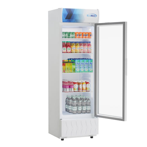 22 in. One-Door Commercial Merchandiser Refrigerator in White, 9 cu. ft. (KM-MDR-9CPWH)