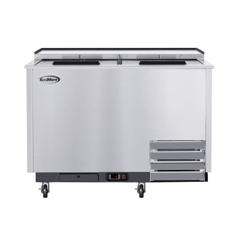 50 in. Commercial Glass Froster in Stainless Steel, ETL Listed, 14 cu. ft. (KM-GF50-SS)