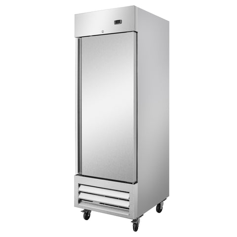 27 in. Commercial One Door Convertible Refrigerator/Freezer with 23 Cu. Ft. Capacity in Stainless Steel, ETL Listed (KM-RIC-1DSS)