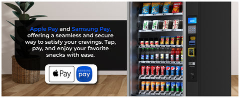 Refrigerated Snack Vending Machine with 60 Slots, Credit Card Reader and Coin/Bill Acceptor in Black (KM-VMR-40-BCR)