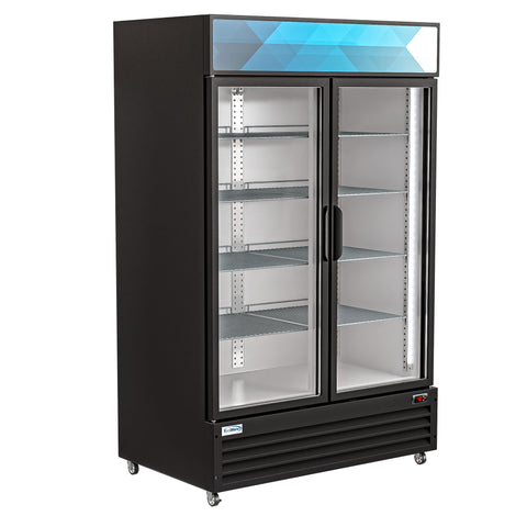 47 in. Two-Door Merchandiser Refrigerator - 38 Cu Ft. MDR-2GD-35C