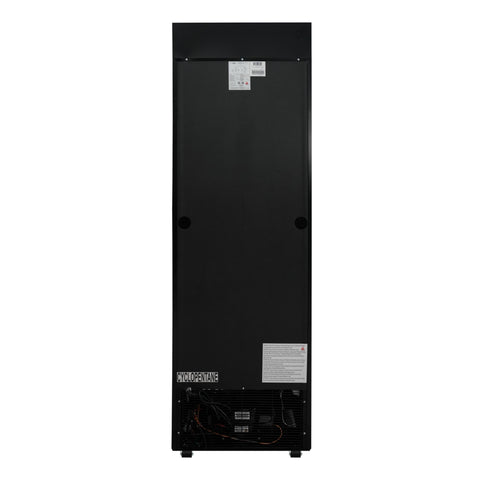 26 in. Commercial Merchandiser Refrigerator with LED Lights, 15 Cu. Ft. in Black (KM-MDR-1GD-15C)