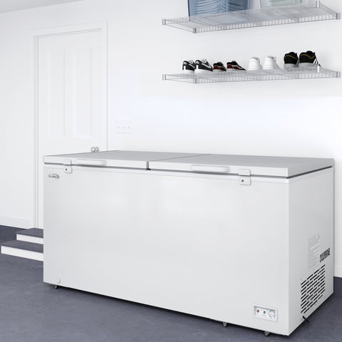 79 in. Commercial Chest Freezer, 30 Cu. Ft. in White, ETL Listed (KM-SCF-30C)