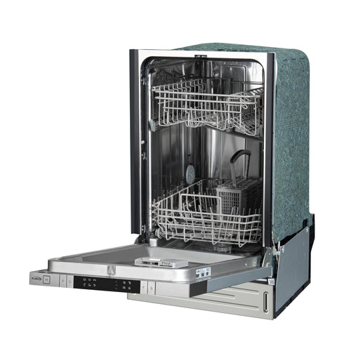 18 in. ADA Panel Ready with 8 Place Settings 52 DB Dishwasher in Stainless-Steel (KM-DW1852-PR)