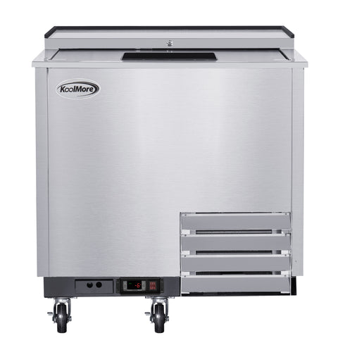 36 in. Commercial Glass Froster in Stainless Steel, ETL Listed, 9 cu. ft. (KM-GF36-SS)