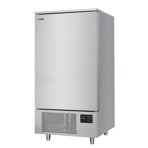 31 in. 10-Pan Commercial Reach-In Blast Chiller 88 lbs Rapid Chill / 77 lbs. Rapid Freeze with ETL for Safety and Sanitation in Stainless-Steel (KM-CBLC-10)