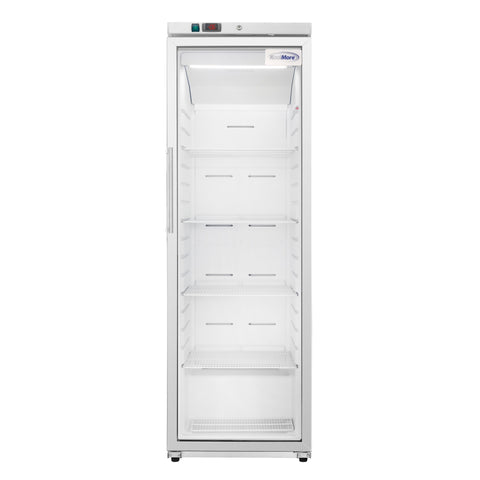 24 in. 12 cu. ft. Commercial Auto Defrost Glass Door Reach-In Freezer in White (KM-RIF-1GD12C-A)