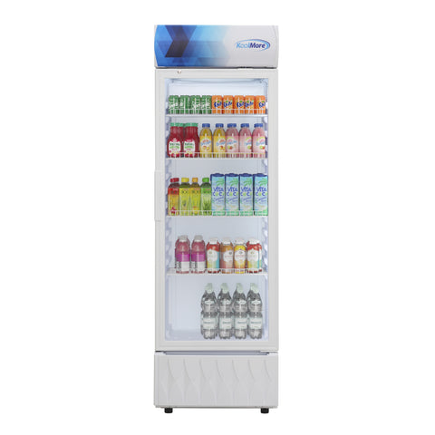 22 in. One-Door Commercial Merchandiser Refrigerator in White, 9 cu. ft. (KM-MDR-9CPWH)