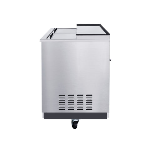 50 in. Commercial Glass Froster in Stainless Steel, ETL Listed, 14 cu. ft. (KM-GF50-SS)