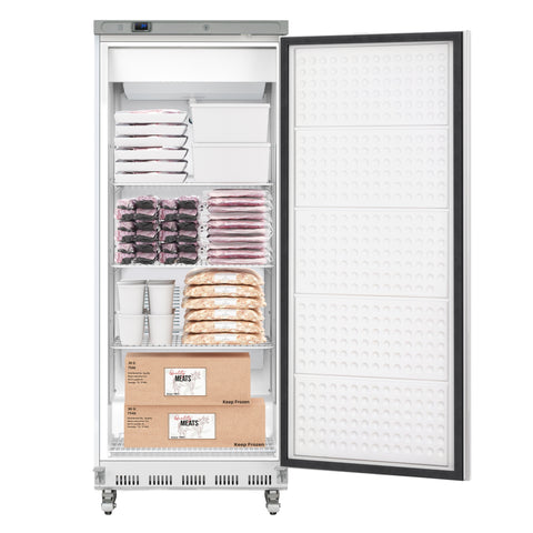 28 in. Commercial One Door Convertible Reach-In Refrigerator/Freezer with 25 Cu. Ft. Capacity in White, ETL Listed (KM-RIC-1DWH)