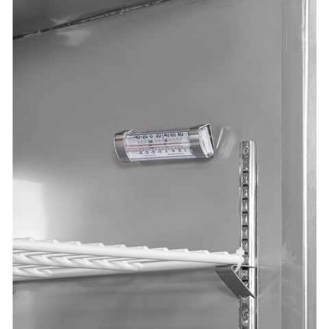 27 in. One-Door Commercial Undercounter Freezer in Stainless Steel with Casters, ETL Listed (KM-UCF-1DSS)