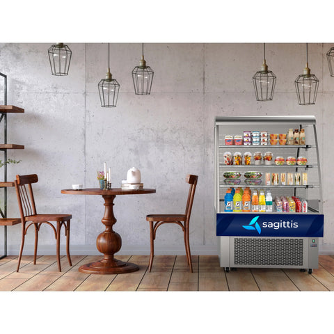 35 in. Open Air Grab and Go Refrigerator - 13.4 Cu Ft. CDA-13C - Wrap