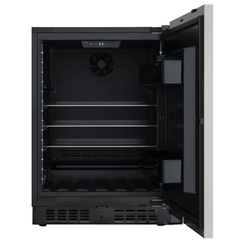 24 in. Panel Ready Compact Refrigerator, 5 cu. ft. in Black (KM-BIR5C-PR)