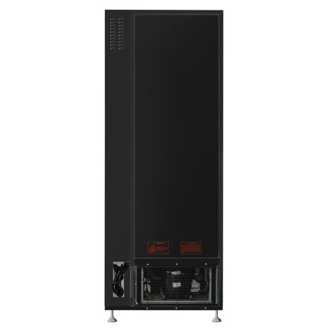 Refrigerated Snack Vending Machine with 36 Slots Featuring Credit Card Reader and Bill Acceptor in Black (KM-VMR-30-BR)