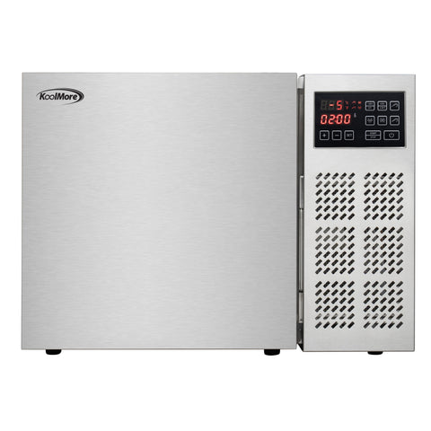 25 in. 3-Pan Commercial Countertop Blast Chiller 15 lbs Rapid Chill / 8.8 lbs Rapid Freeze with ETL for Safety and Sanitation in Stainless-Steel (KM-CBLC-3)