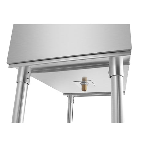 30 in. Commercial Underbar Ice Bin with Siding Lid in Stainless Steel (KM-UIB-1830)