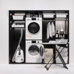 4.4 cu. ft. Large Capacity Stackable Ventless Front Load Dryer in White, 240V,  FLD-5CWHP.