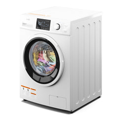 2.7 cu. ft. Stackable Front Load Compact Washing Machine in White, FLW-3CWH.