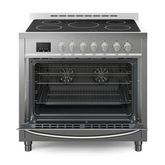 36 in. Professional Electric range Stainless Steel with Legs, 4.3 cu.ft. KM-FR36EE-SS