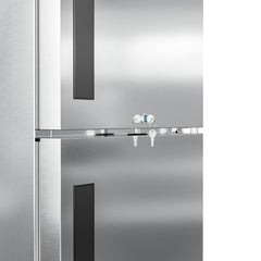 29 in. Commercial Stainless Steel Solid Half Door Reach-In Freezer 23 cu. ft. RIF-1D-SSHD
