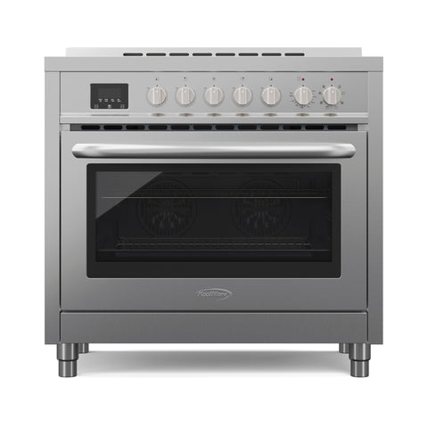 36 in. Professional Electric range Stainless Steel with Legs, 4.3