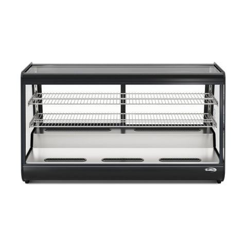 48 in. Countertop Bakery Display Refrigerator in Black, 7 cu. ft. (CDC-7C-BK)