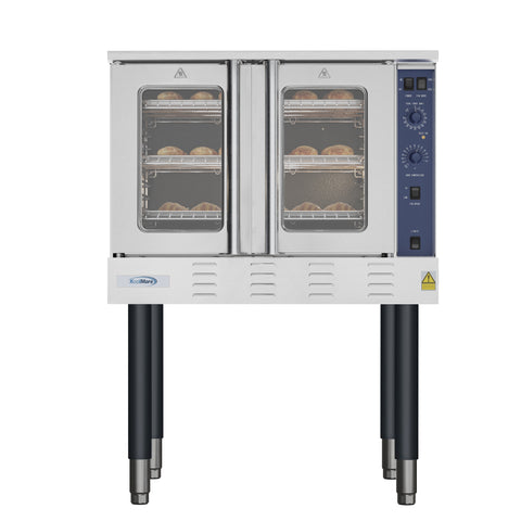 38 in. Full Size Single Deck Commercial Natural Gas Convection Oven 54,000 BTU (KM-CCO54-NG)