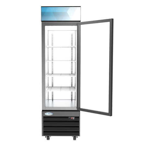 23 in. One-Door Merchandiser Refrigerator - 13 Cu Ft. MDR-1GD-13C