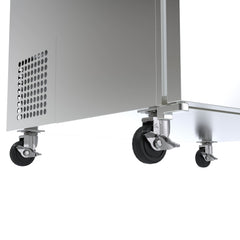 2-Door Mega Top Stainless Steel Refrigerated Sandwich Prep Table, 10 cu. ft. SPTR-2D-10C-LT.