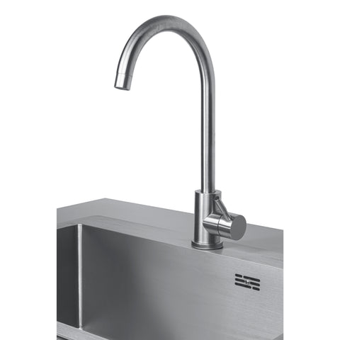 32 in. Sink with Cabinet in Stainless-Steel for Outdoor Kitchen (KM-OKS-SWC)
