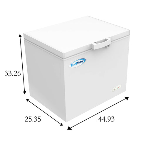 41 in. Commercial Chest Freezer 9.6 cu ft. SCF-9C. – Koolmore