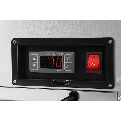 34.5 in. Drop-In Countertop Display Refrigerator in Black (DICDC-160-BK)