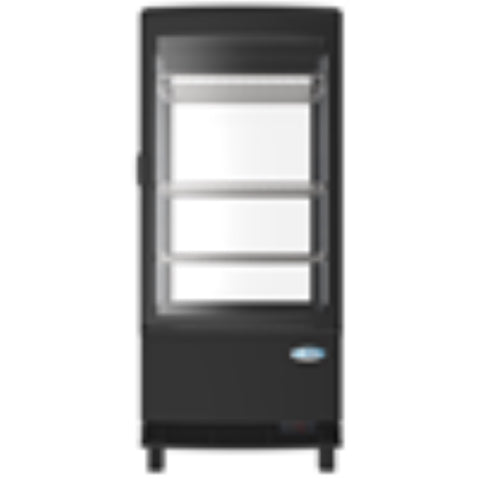 17 in. Black Countertop Display Refrigerator - 3 Cu Ft. CDCU-3C-BK
