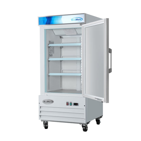 26 in. 1-Door Commercial Display Merchandiser Freezer 9 cu. ft. in White (MDF-1GD-9C-WH)