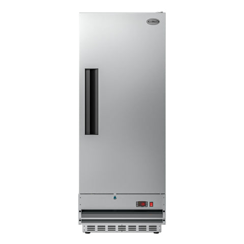 25 in. Commercial Stainless Steel 1-Door Reach-In Freezer, 12 cu. ft. RIF-1D-SS12C