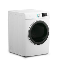 8 cu. ft. Large Capacity Stackable Vented Electric Front Load Dryer in White, 240V, FLD-8CWH.