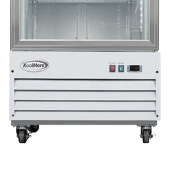31 in. 1-Door Commercial Display Merchandiser Freezer 23 cu. ft. in White (MDF-1GD-23C-WH)
