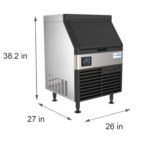 27 in. Air Cooled Undercounter Commercial , 280 lbs/24h. CIM-280.