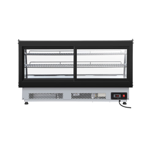 48 in. Drop-In Countertop Display Refrigerator in Black (DICDC-202-BK)